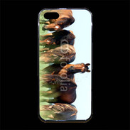 Coque iPhone 5/5S Premium Groupe de chevaux