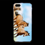 Coque iPhone 5/5S Premium Course de chevaux