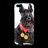 Coque iPhone 5/5S Premium Chien champion 