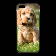 Coque iPhone 5/5S Premium Chiot cocker Spaniel
