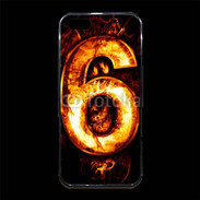 Coque iPhone 5/5S Premium Six en feu
