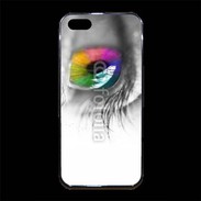 Coque iPhone 5/5S Premium Oeil Multicouleurs 75