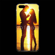Coque iPhone 5/5S Premium Couple sur la plage