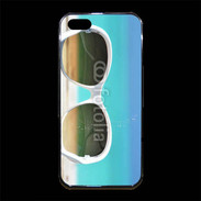 Coque iPhone 5/5S Premium Lunette de soleil sur la plage