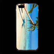 Coque iPhone 5/5S Premium Palmier sur la plage tropicale
