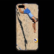 Coque iPhone 5/5S Premium Volley ball sur plage