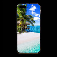 Coque iPhone 5/5S Premium Petite île tropicale sur l'océan indien
