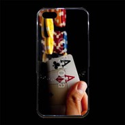 Coque iPhone 5/5S Premium Poker paire d'as