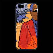 Coque iPhone 5/5S Premium Joueur de Saxophone