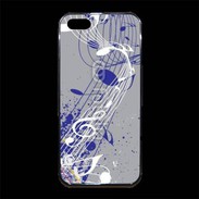 Coque iPhone 5/5S Premium Note de musique 77