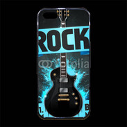 Coque iPhone 5/5S Premium Festival de rock bleu