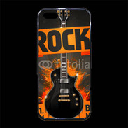 Coque iPhone 5/5S Premium Festival de rock orange