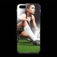 Coque iPhone 5/5S Premium Rugby féminin