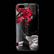 Coque iPhone 5/5S Premium Gardien de Hockey sur glace