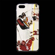 Coque iPhone 5/5S Premium Joueur de Hockey sur glace