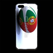 Coque iPhone 5/5S Premium Ballon de rugby Portugal
