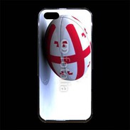 Coque iPhone 5/5S Premium Ballon de rugby Georgie