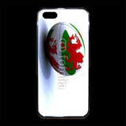 Coque iPhone 5/5S Premium Ballon de rugby Pays de Galles