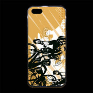 Coque iPhone 5/5S Premium Illustration de cycliste 5