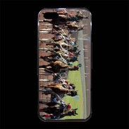 Coque iPhone 5/5S Premium Arrivée de course de trot en sulky