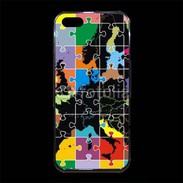 Coque iPhone 5/5S Premium Puzzle de l'Europe