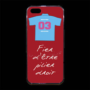 Coque iPhone 5/5S Premium Pilier droit Bonus offensif-défensif Rouge 2