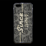 Coque iPhone 5/5S Premium Since crane gris 1984