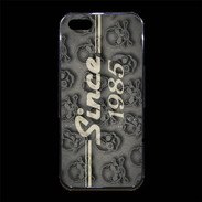 Coque iPhone 5/5S Premium Since crane gris 1985