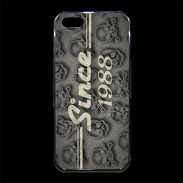 Coque iPhone 5/5S Premium Since crane gris 1988