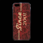 Coque iPhone 5/5S Premium Since crane rouge 2001