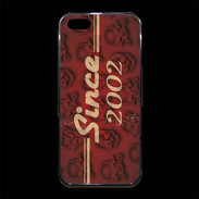 Coque iPhone 5/5S Premium Since crane rouge 2002