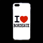 Coque iPhone 5/5S Premium I love Bordeaux