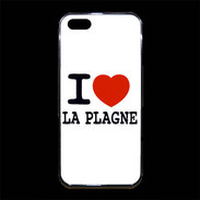 Coque iPhone 5/5S Premium I love La Plagne