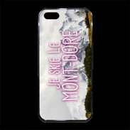 Coque iPhone 5/5S Premium Je skie Le Mont Dore ZG