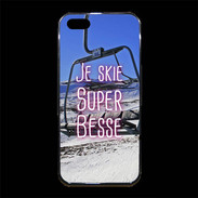 Coque iPhone 5/5S Premium Je skie Super-Besse ZG