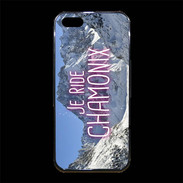 Coque iPhone 5/5S Premium Je ride Chamonix ZG