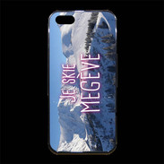 Coque iPhone 5/5S Premium Je skie Megève ZG
