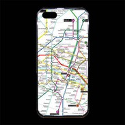 Coque iPhone 5/5S Premium Plan de métro de Paris