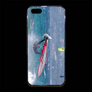 Coque iPhone 5/5S Premium DP Planche à voile en mer