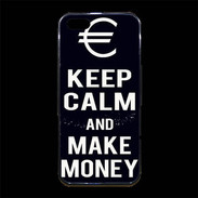 Coque iPhone 5/5S Premium Keep Calm Make money Noir