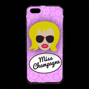 Coque iPhone 5/5S Premium Miss Champagne Blonde