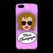 Coque iPhone 5/5S Premium Miss Champagne Rousse