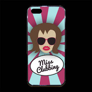 Coque iPhone 5/5S Premium Miss Clubbing Chatain