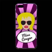 Coque iPhone 5/5S Premium Miss Cougar Blonde