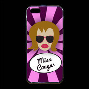 Coque iPhone 5/5S Premium Miss Cougar Rousse