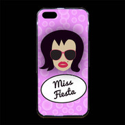 Coque iPhone 5/5S Premium Miss Fiesta Brune