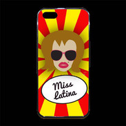 Coque iPhone 5/5S Premium Miss Latina Rousse