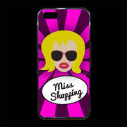 Coque iPhone 5/5S Premium Miss Shopping Blonde