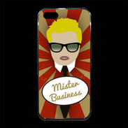 Coque iPhone 5/5S Premium Mister Business Blond