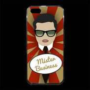 Coque iPhone 5/5S Premium Mister Business Brun